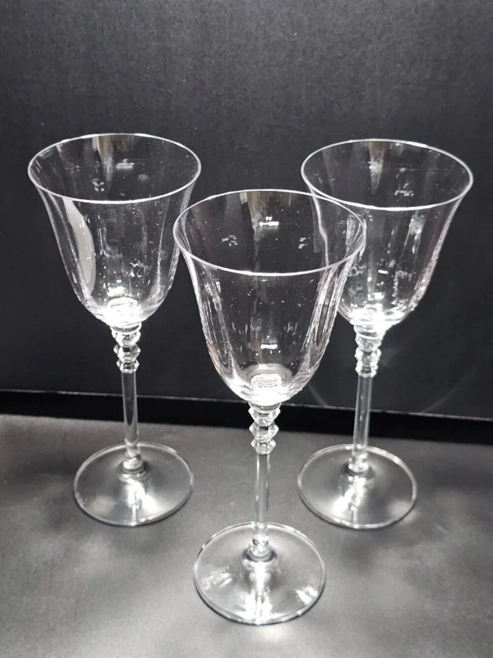 3 Mikasa Sonata Wine Glasses 8